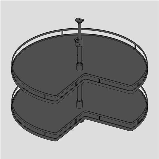 Cabinet internal storage solutions